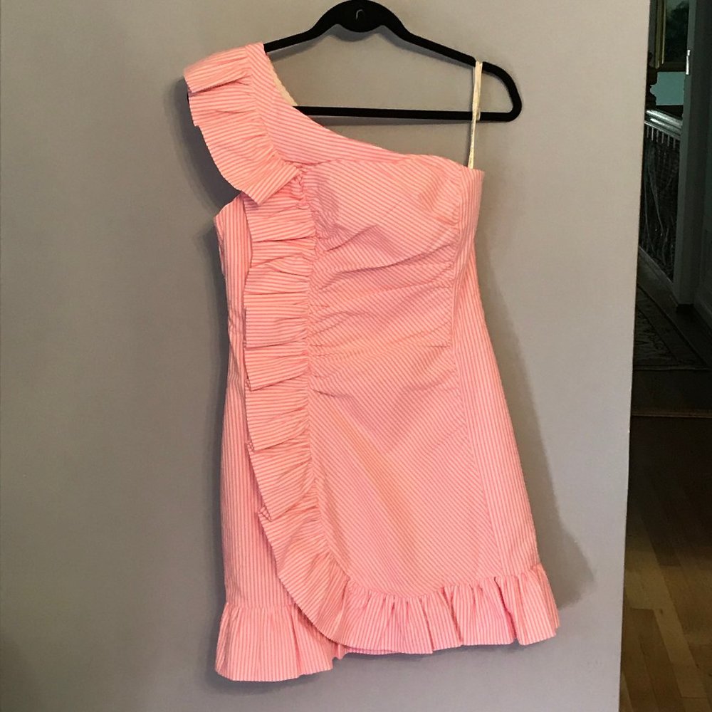Lilly Pulitzer Tiffani One-Shoulder Dress NWT - Picture 3 of 8
